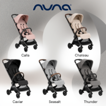 Nuna Viaa Cabn Ultra-Compact Lightweight Luxury Cabin Stroller