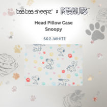 BaaBaaSheepz Head Pillow Case - Peanut Snoopy Dreamy Paws S01 White_01